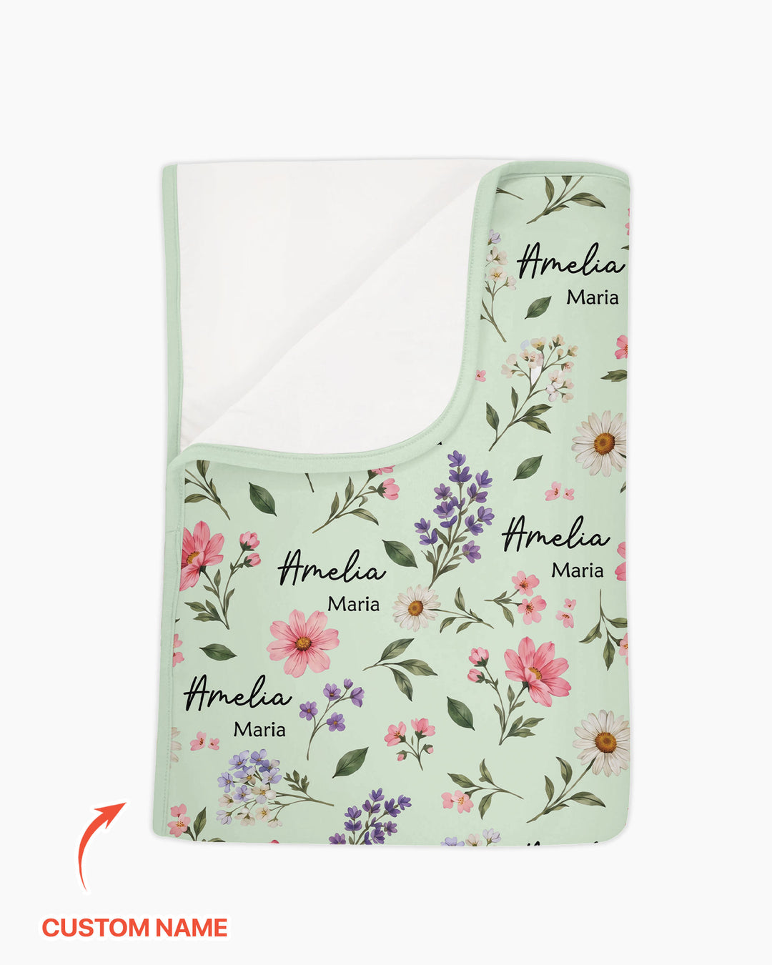 Wildflower Whispers Bamboo Blanket