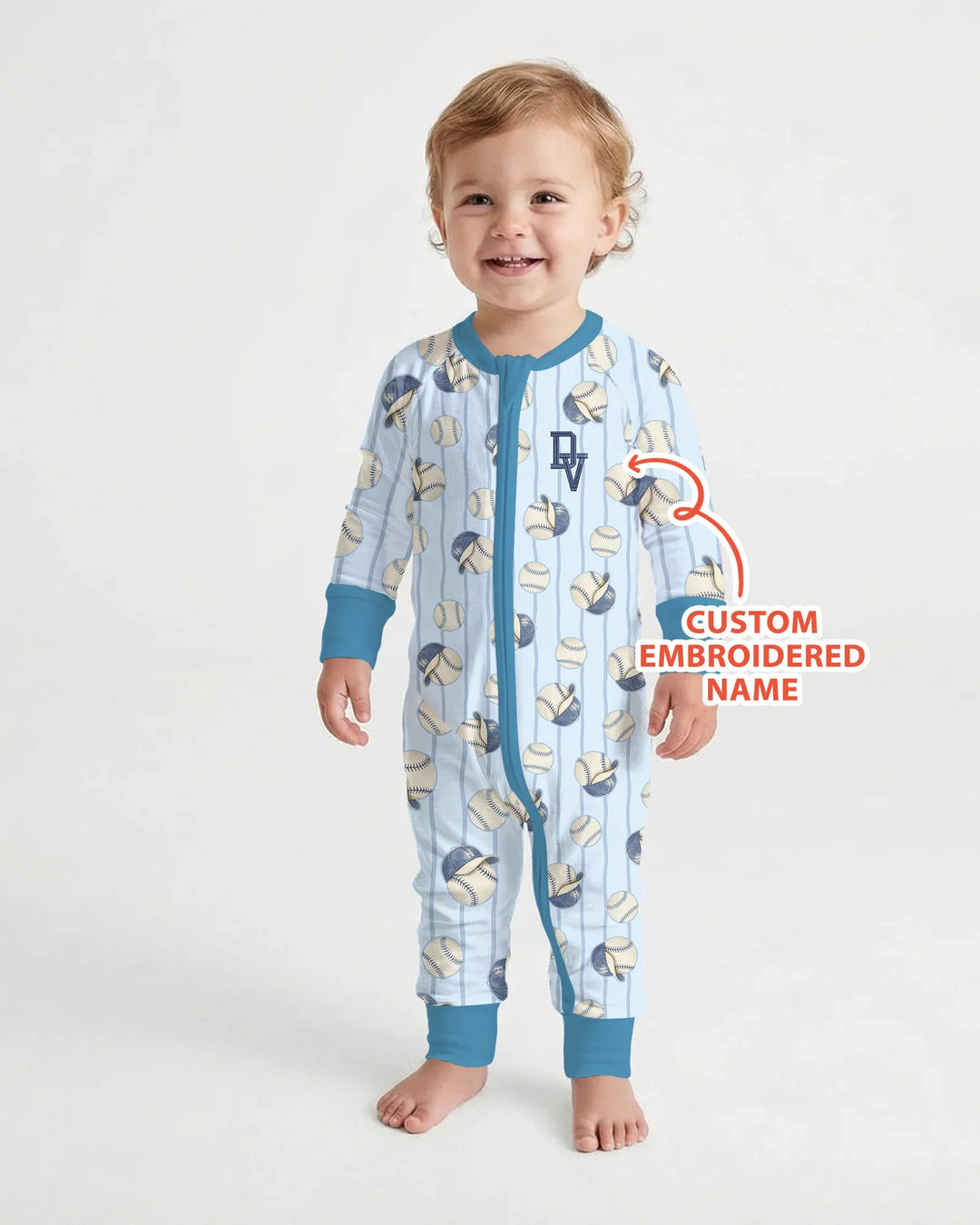 Gerippte Babykleidung mit individuellem Foto - Weich &amp; Skizzenhaft