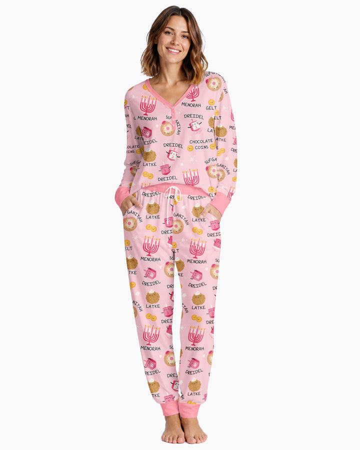 Vorlage Damen Pyjama Set