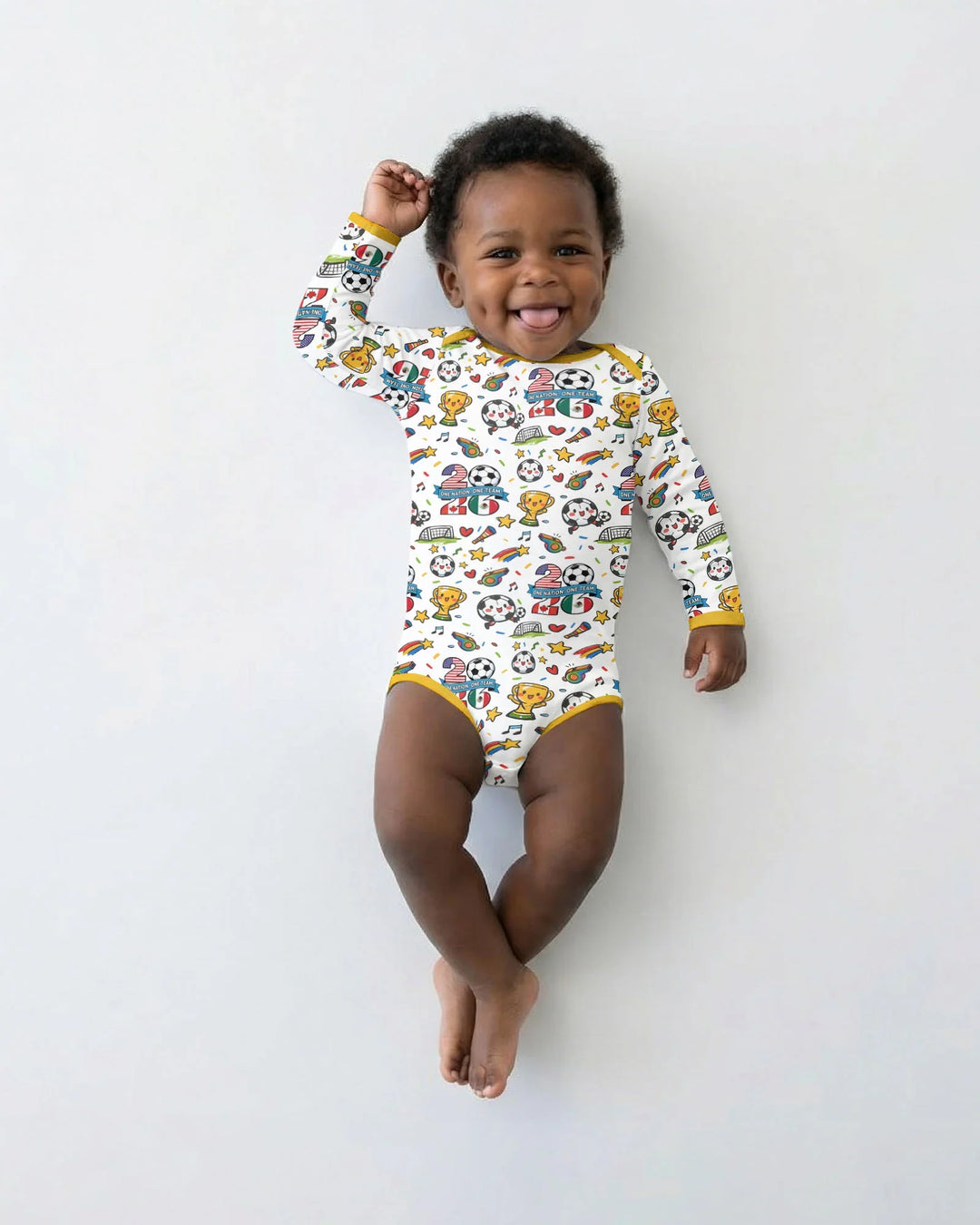 Gerippte Babykleidung mit individuellem Foto - Weich &amp; Skizzenhaft