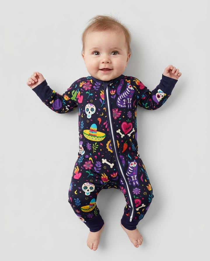 Gerippte Babykleidung mit individuellem Foto - Weich &amp; Skizzenhaft