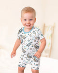 Dua, Dhikr, Dream Matching Family Bamboo Two Piece Short Sleeve Shorts Pajama Set