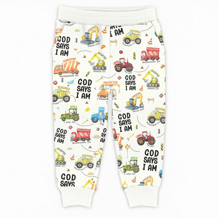 Gott sagt, ich bin der Junge Bambus-Jogger