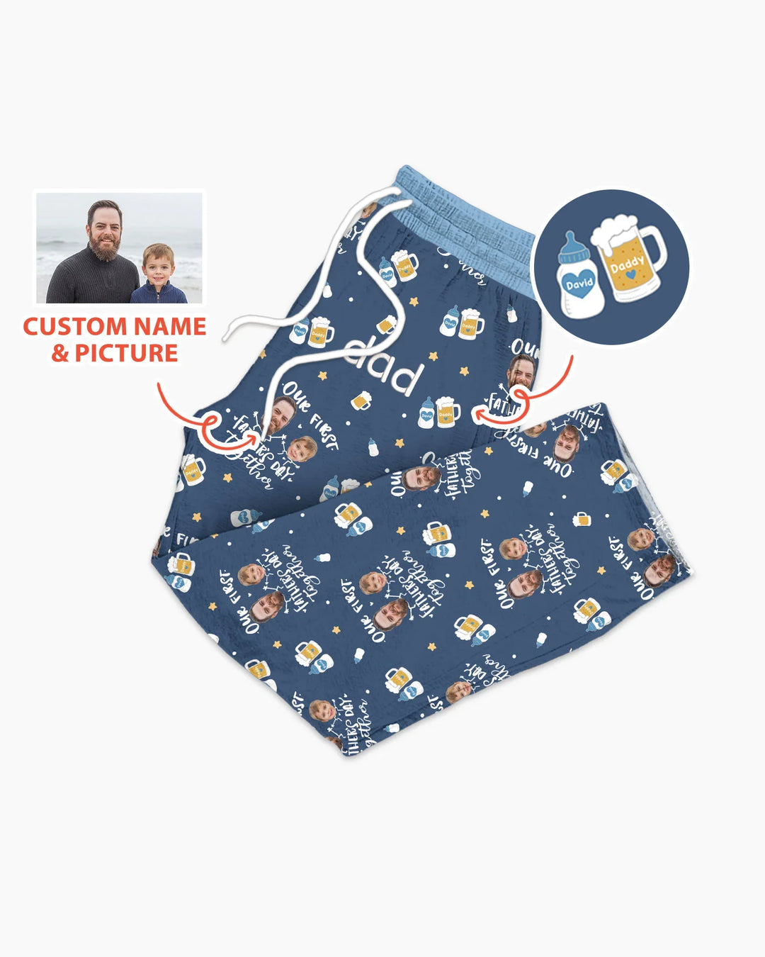 Vorlage Benutzerdefiniertes Herren-Pyjama-Set