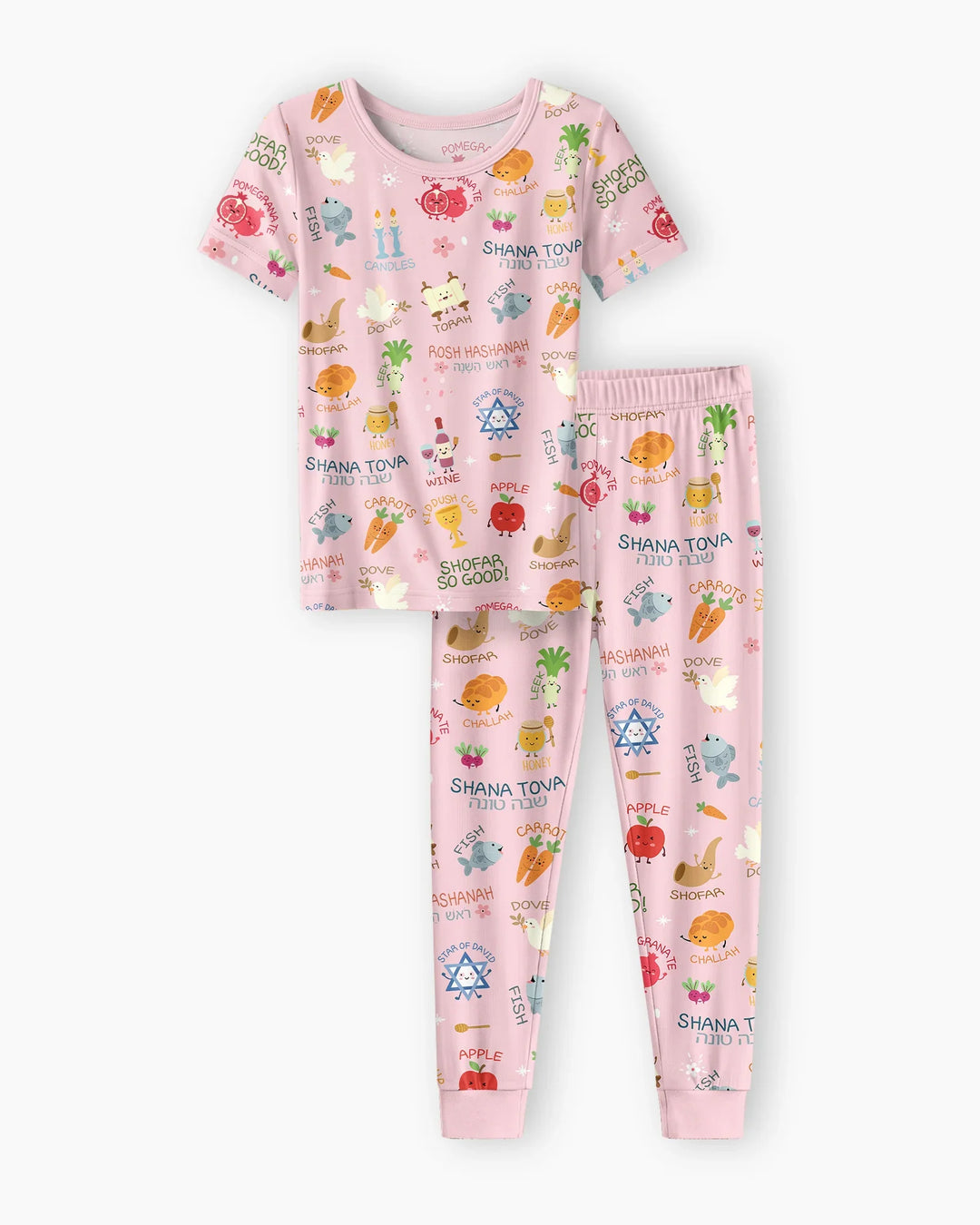 Zweiteiliges, kurzärmliges Pyjama-Set mit Marienkäfern