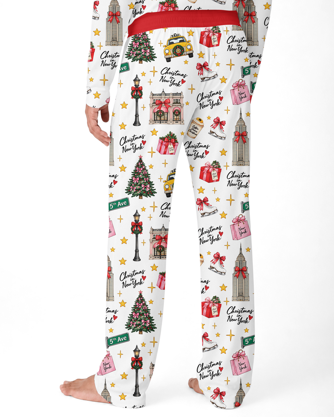 Christmas In NYC Bamboo Men's Pajama Set