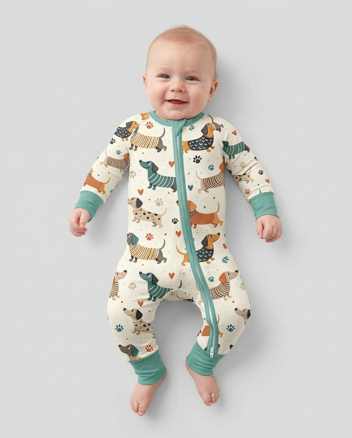 Cartoon Dachshund Bamboo Convertible Zippy