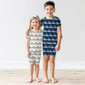 O Little Town of Bethlehem Bamboo Two Piece Short Sleeve Shorts Pajama Set