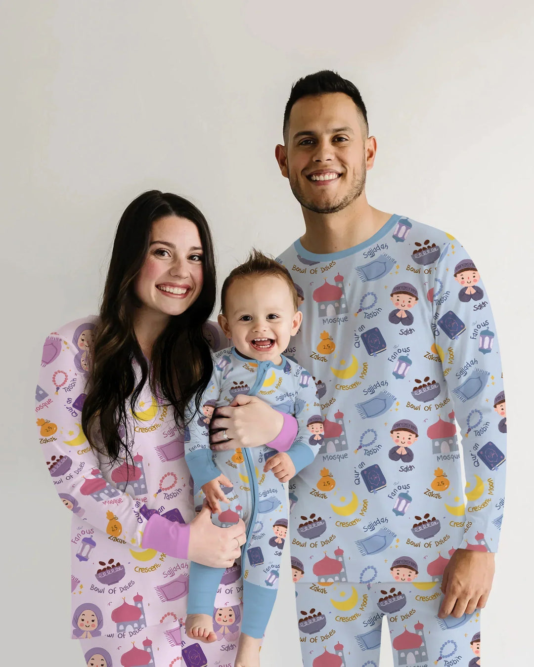 Fröhliches Ramadan Bambus-Rundhals-Sweatshirt