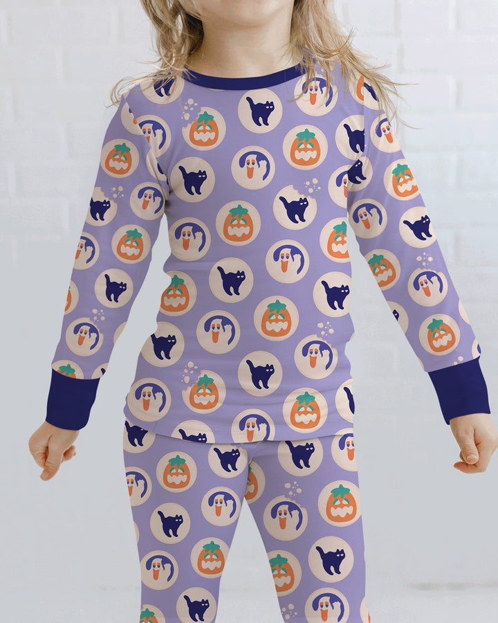 Boo Crew Bamboo Two Piece Long Sleeve Pajama Set