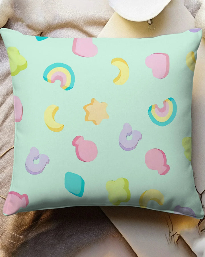 Pastel Lucky Charms Scatter Bamboo Pillow Case