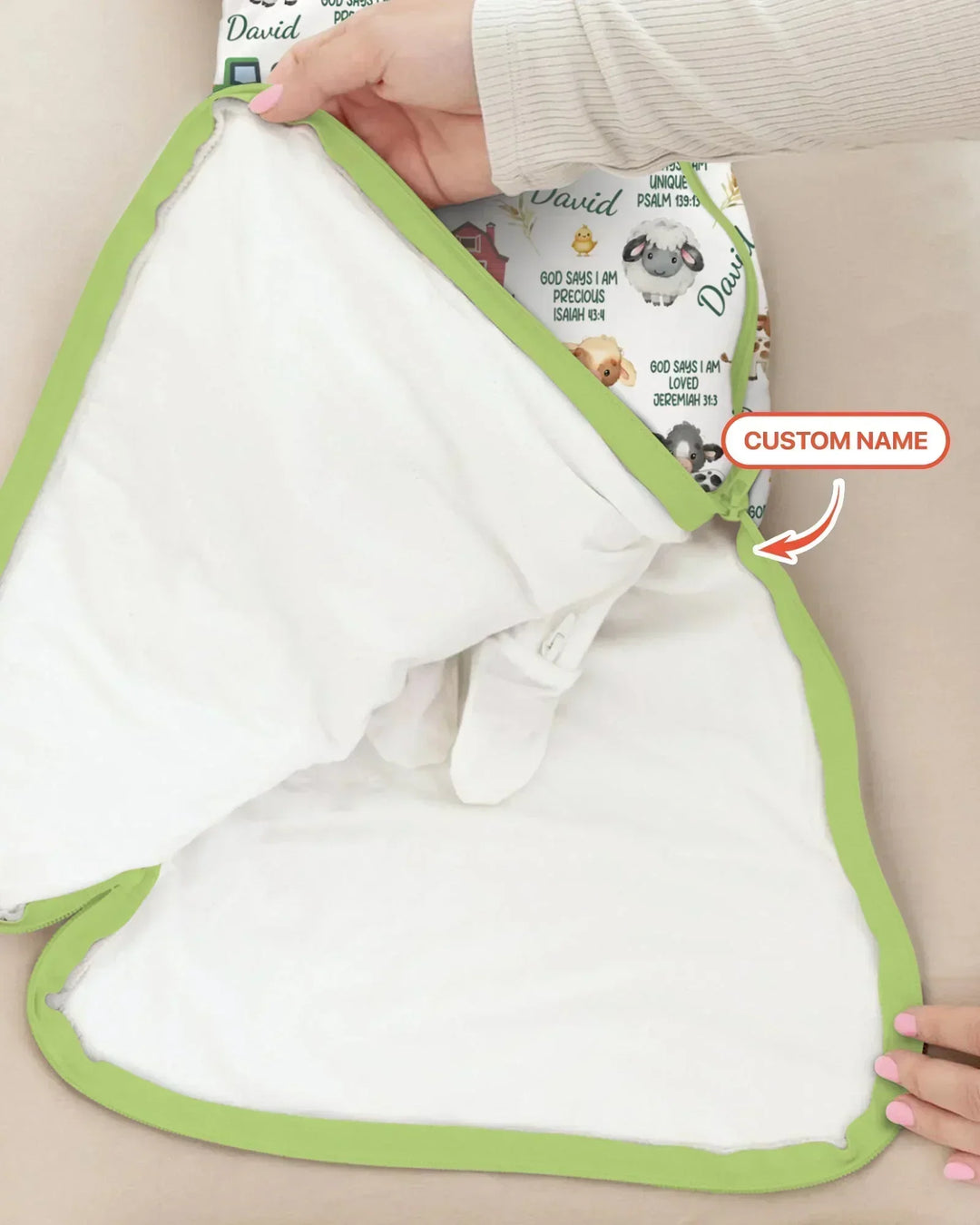 Vorlage für benutzerdefinierten Schlafsack