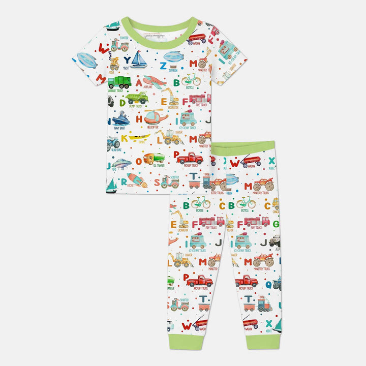 Zweiteiliges, kurzärmliges Pyjama-Set mit Marienkäfern
