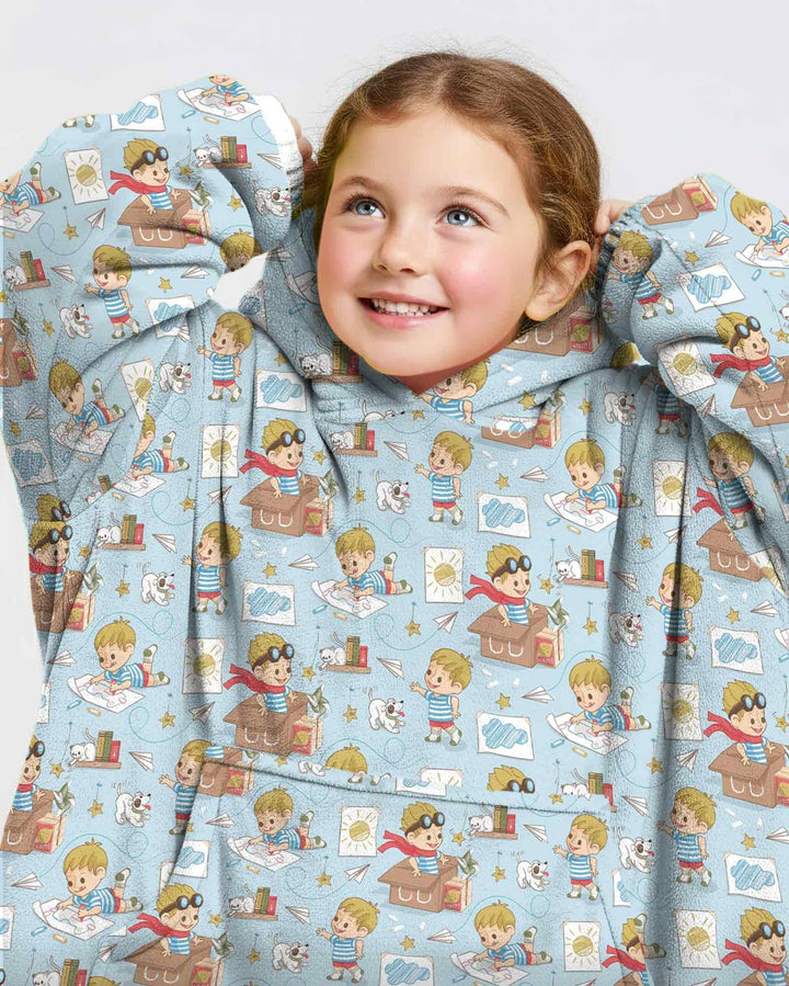 Benutzerdefinierter Bambus-Deckenhoodie (Vorlage)
