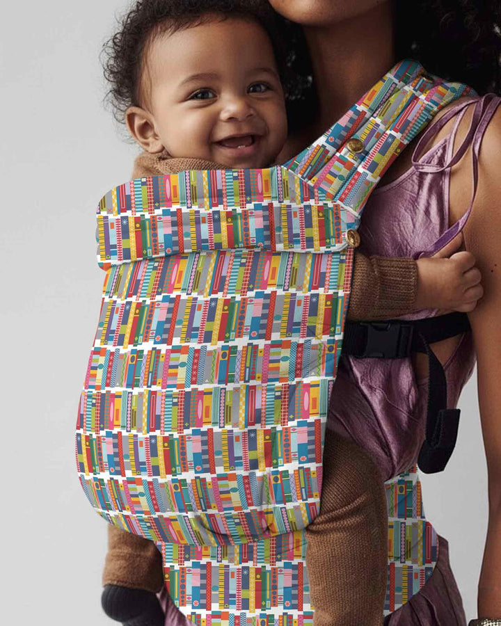 Rainbow Bookshelf Baby Carrier