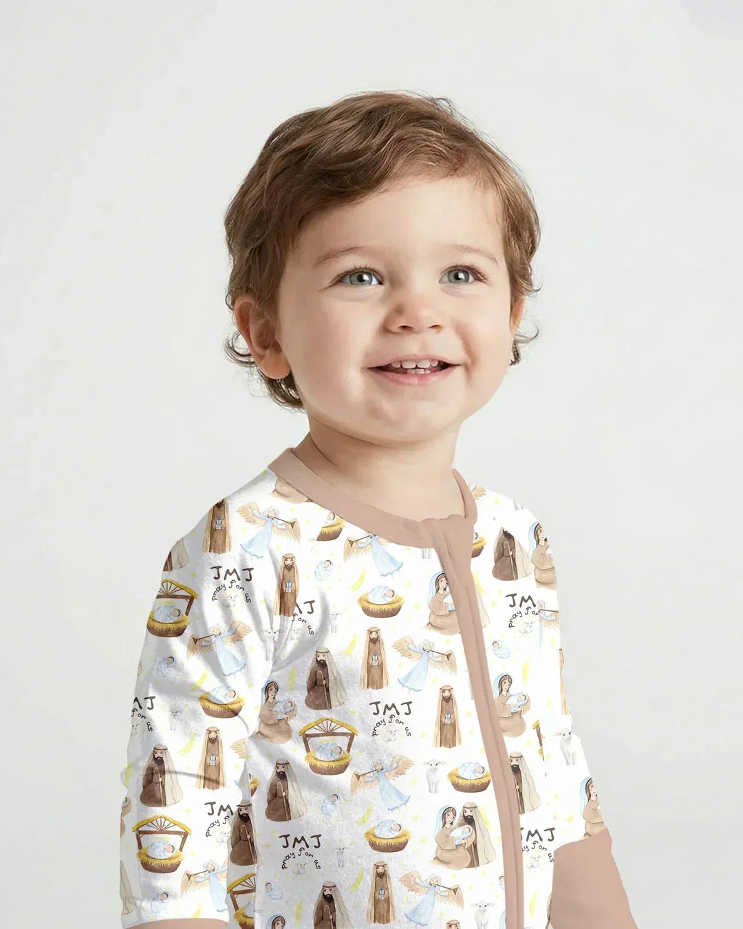 Gerippte Babykleidung mit individuellem Foto - Weich &amp; Skizzenhaft
