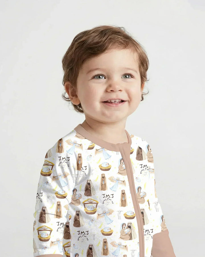 Gerippte Babykleidung mit individuellem Foto - Weich &amp; Skizzenhaft