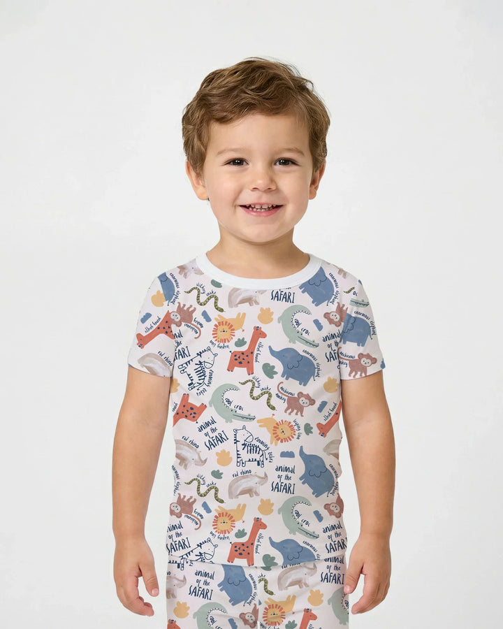 Zweiteiliges, kurzärmliges Pyjama-Set mit Marienkäfern