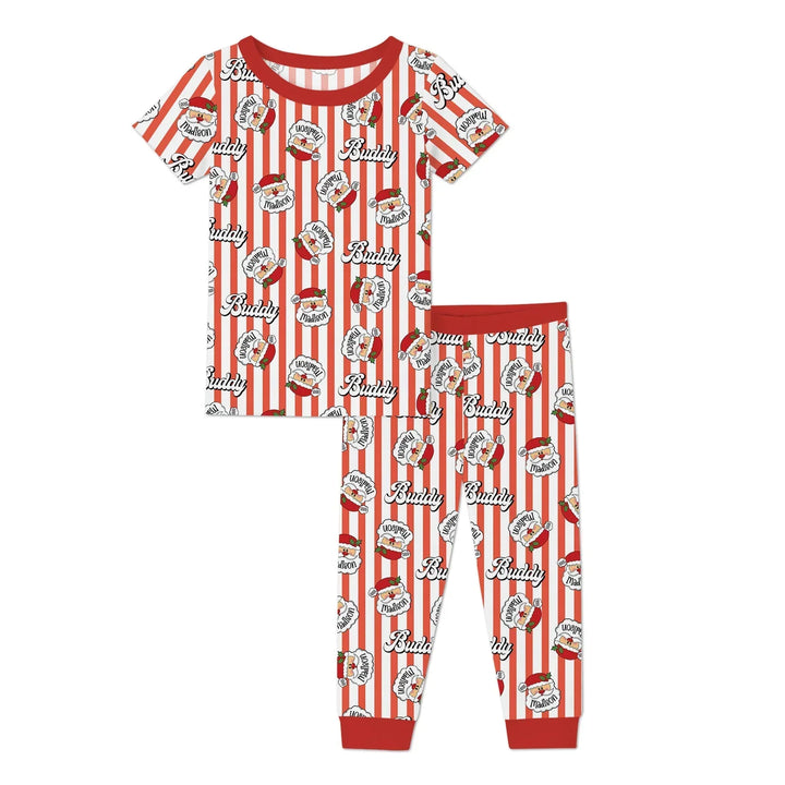 Zweiteiliges, kurzärmliges Pyjama-Set mit Marienkäfern