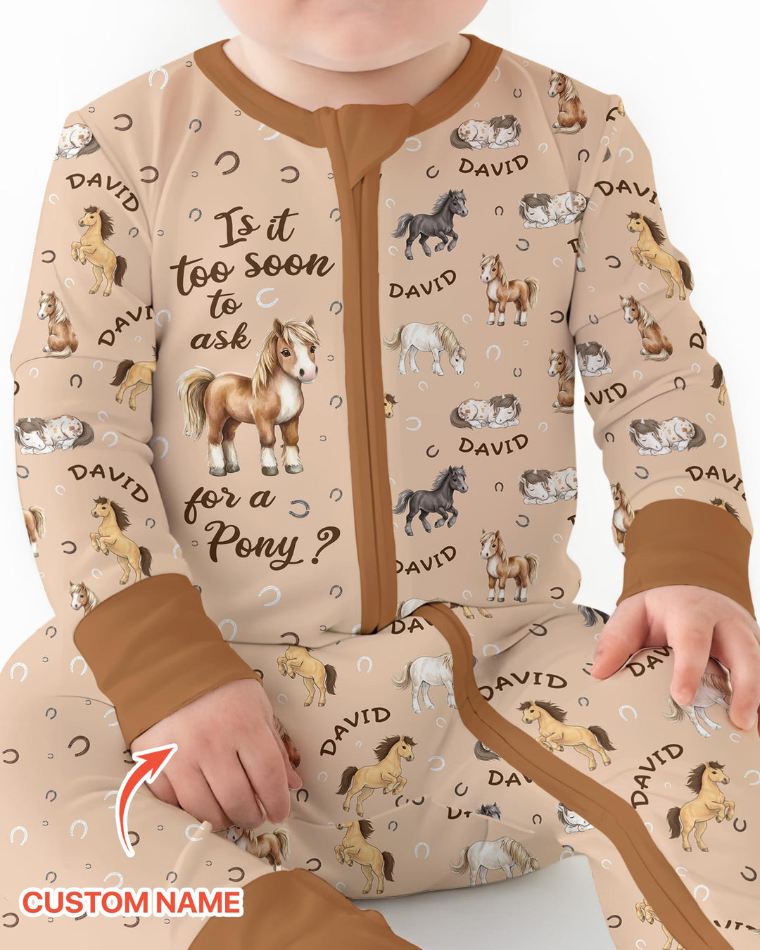 Custom Name Is It Too Soon to Ask for a Pony Bamboo Convertible Zippy