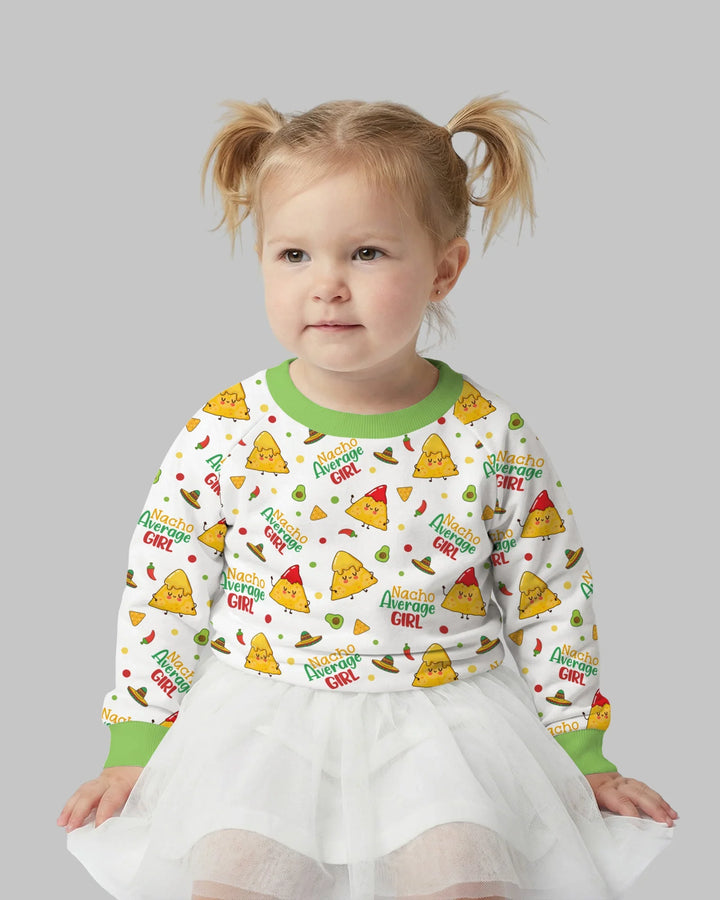 Lil Nacho Average Kid Bambus-Rundhals-Sweatshirt