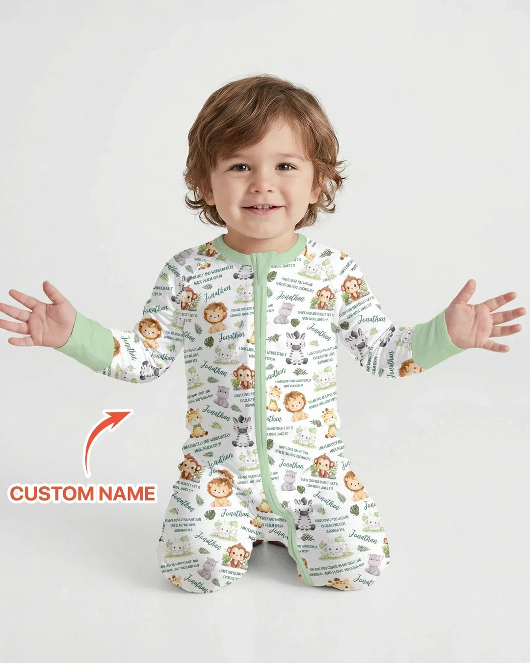 Gerippte Babykleidung mit individuellem Foto - Weich &amp; Skizzenhaft