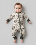 Gerippte Babykleidung mit individuellem Foto - Weich &amp; Skizzenhaft