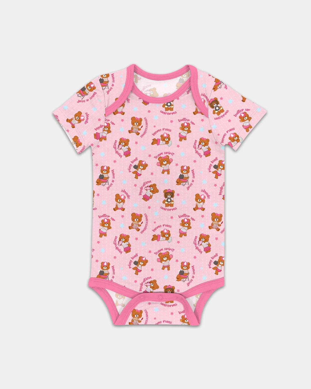 Born To Play Baseball Bamboo Bodysuit