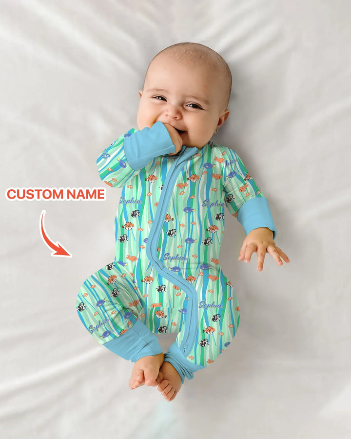 Gerippte Babykleidung mit individuellem Foto - Weich &amp; Skizzenhaft