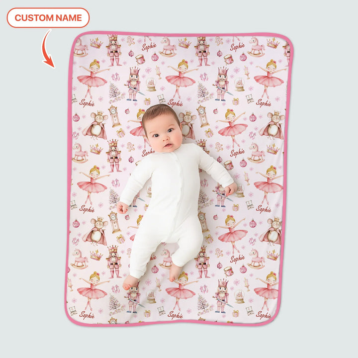 Custom Character "Ballerina Nutcracker Fairytale" Bamboo Blanket