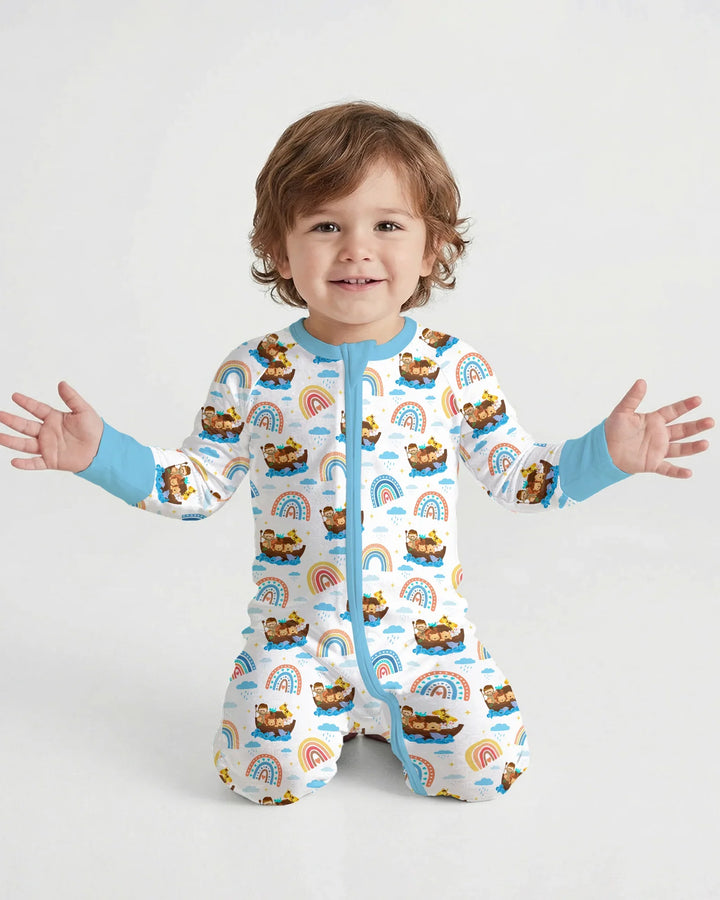 Gerippte Babykleidung mit individuellem Foto - Weich &amp; Skizzenhaft