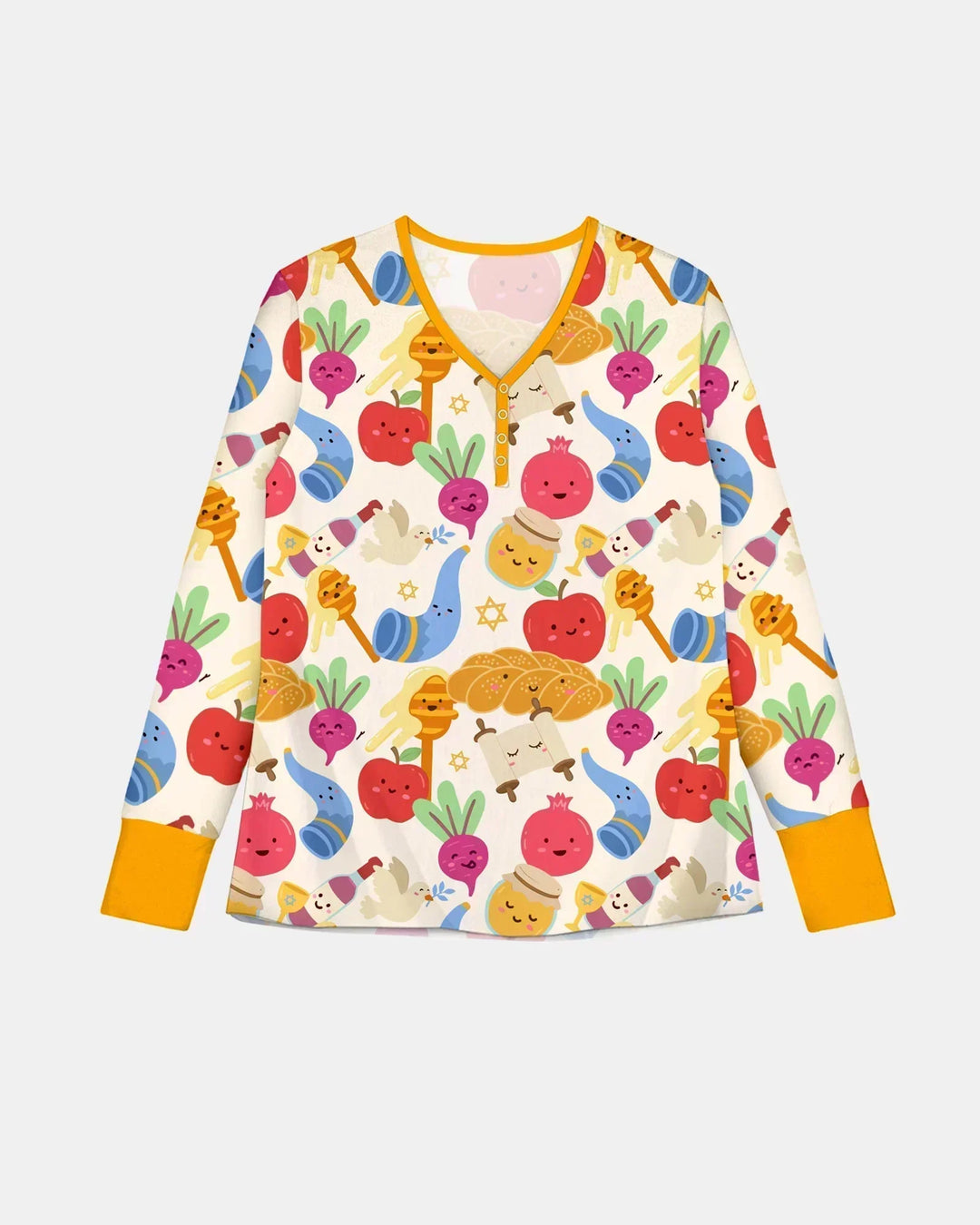 Shana Tova Rosch Haschana Bambus Pyjama-Set für Damen