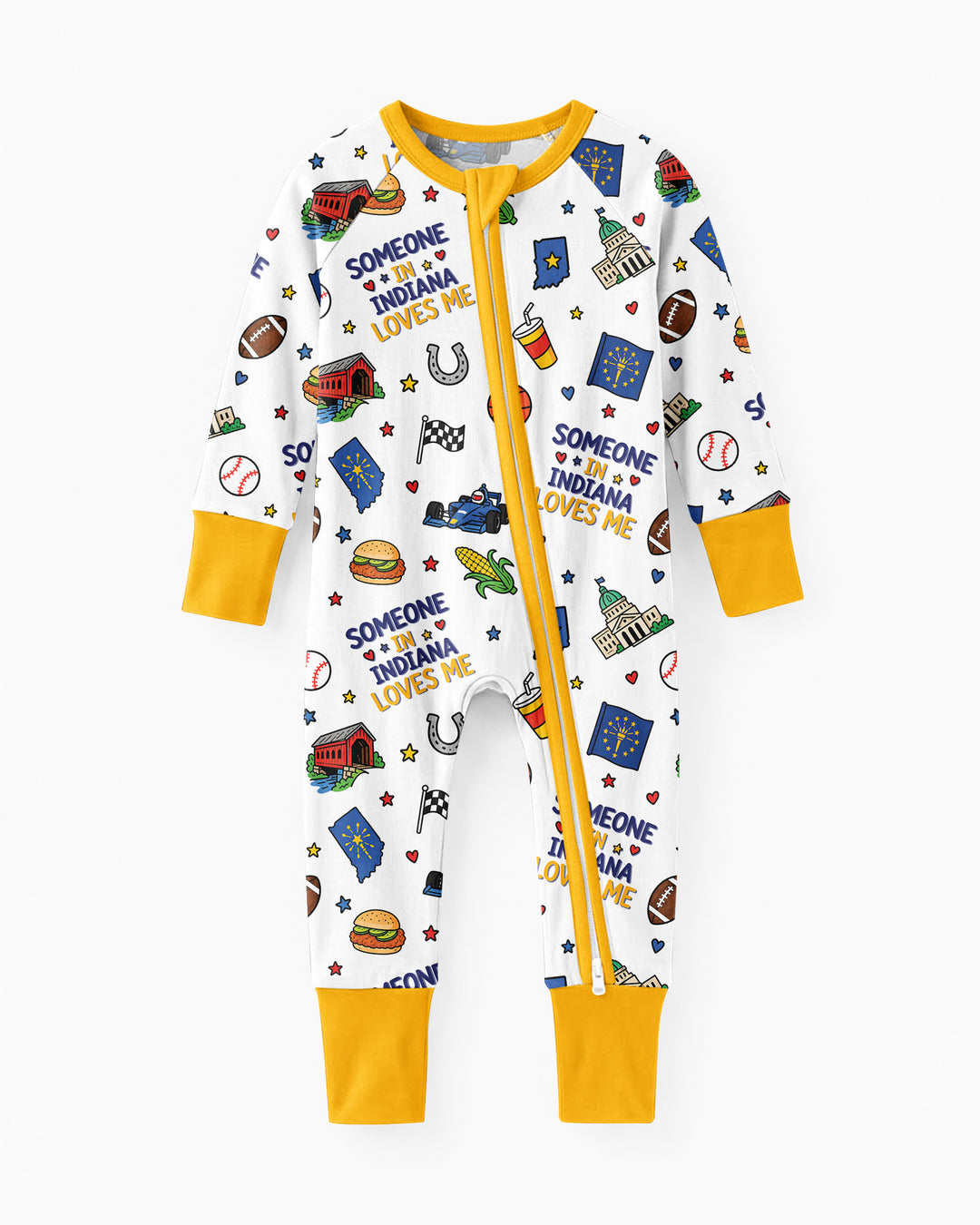 Someone in Indiana Loves Me Bamboo Convertible Zippy