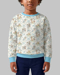 Spring Meadow Friends Bambus Rundhals-Sweatshirt