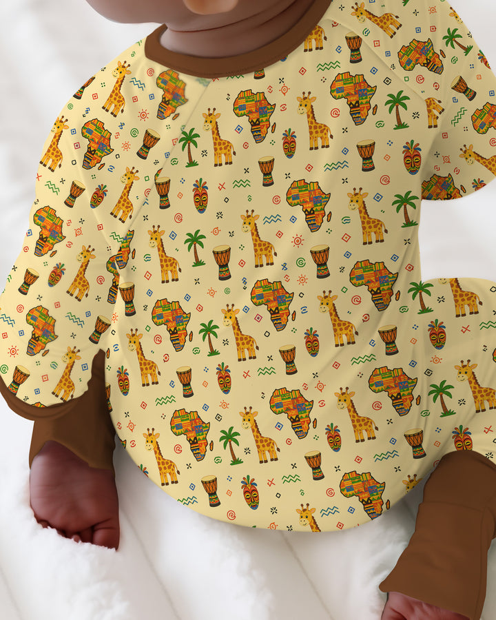 Gerippte Babykleidung mit individuellem Foto - Weich &amp; Skizzenhaft