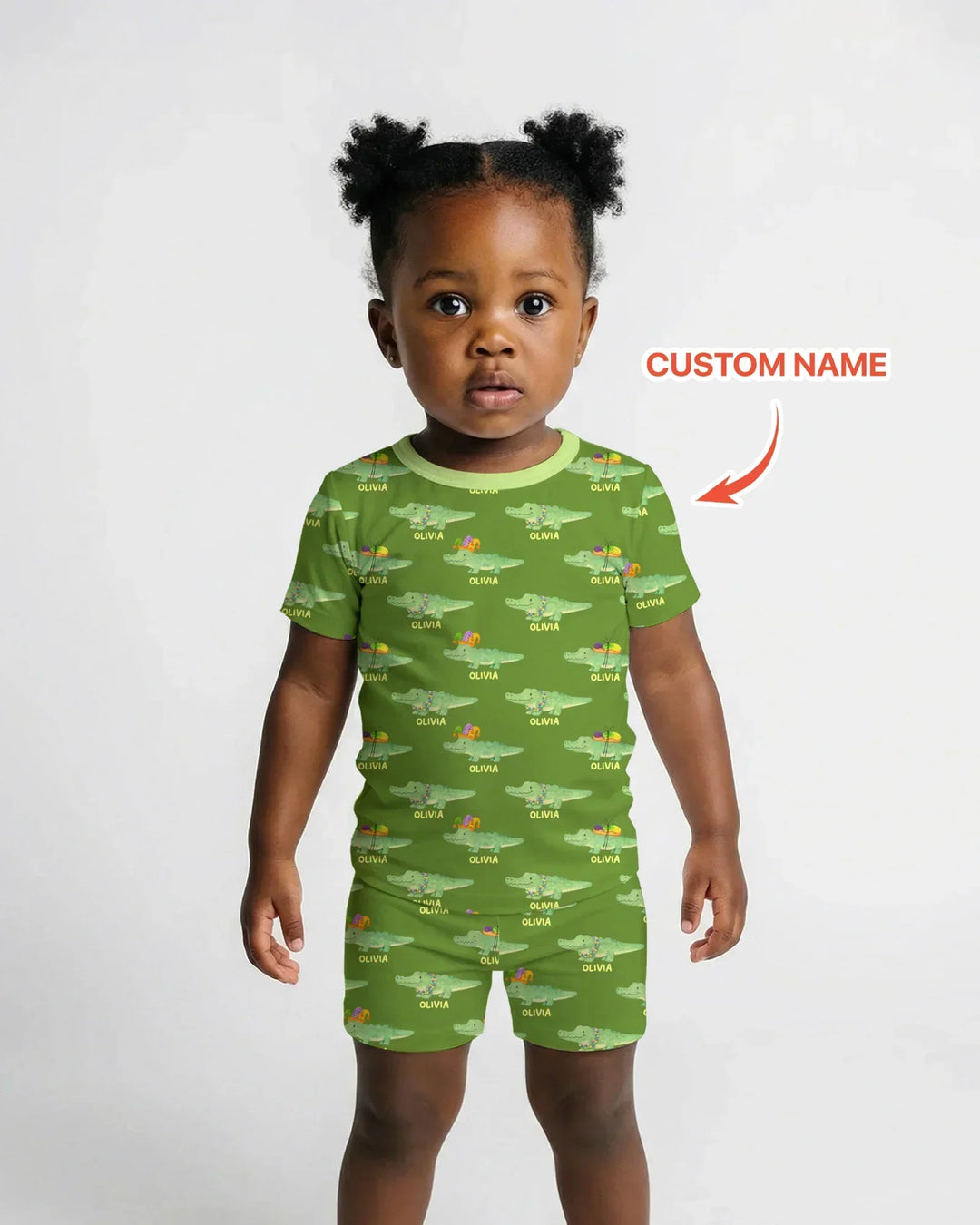 Zweiteiliges Pyjama-Set mit kurzen Ärmeln und Shorts im Sommer-Design