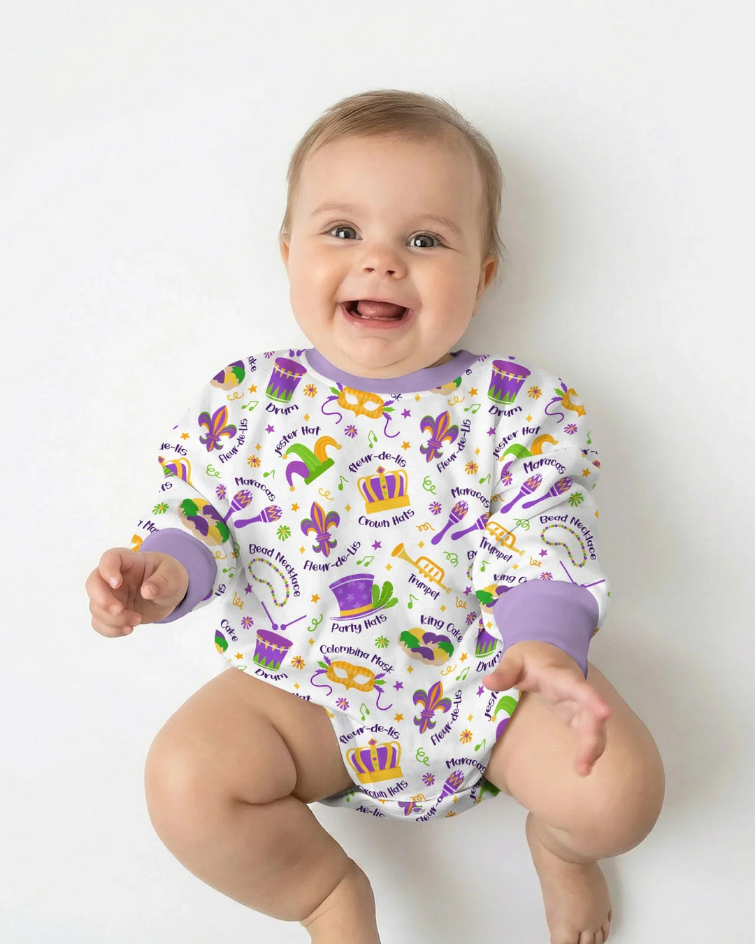 Gerippte Babykleidung mit individuellem Foto - Weich &amp; Skizzenhaft
