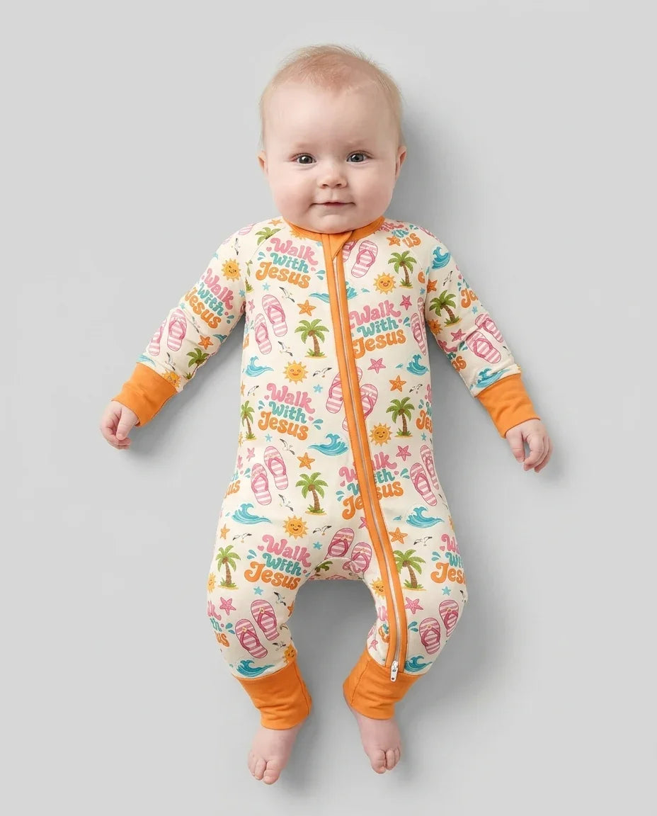 Groovy Summer Walk With Jesus Bamboo Convertible Zippy