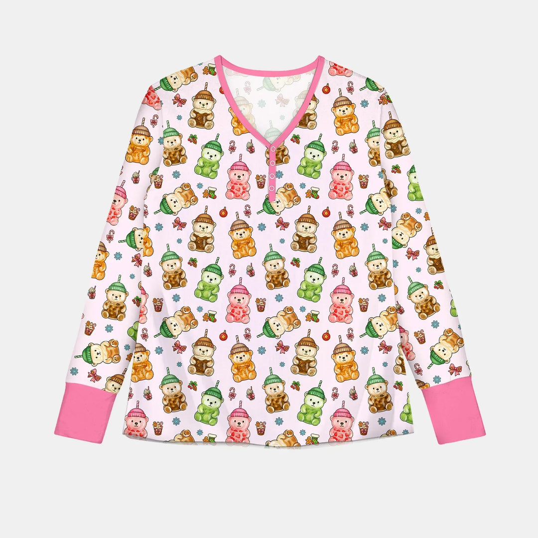 Vorlage für individuelles Damen-Pyjama-Set