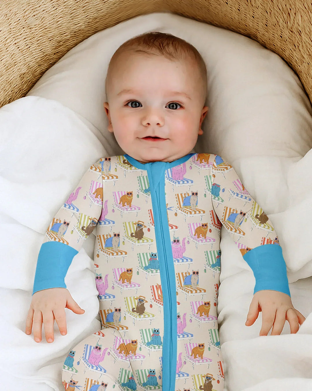 Gerippte Babykleidung mit individuellem Foto - Weich &amp; Skizzenhaft
