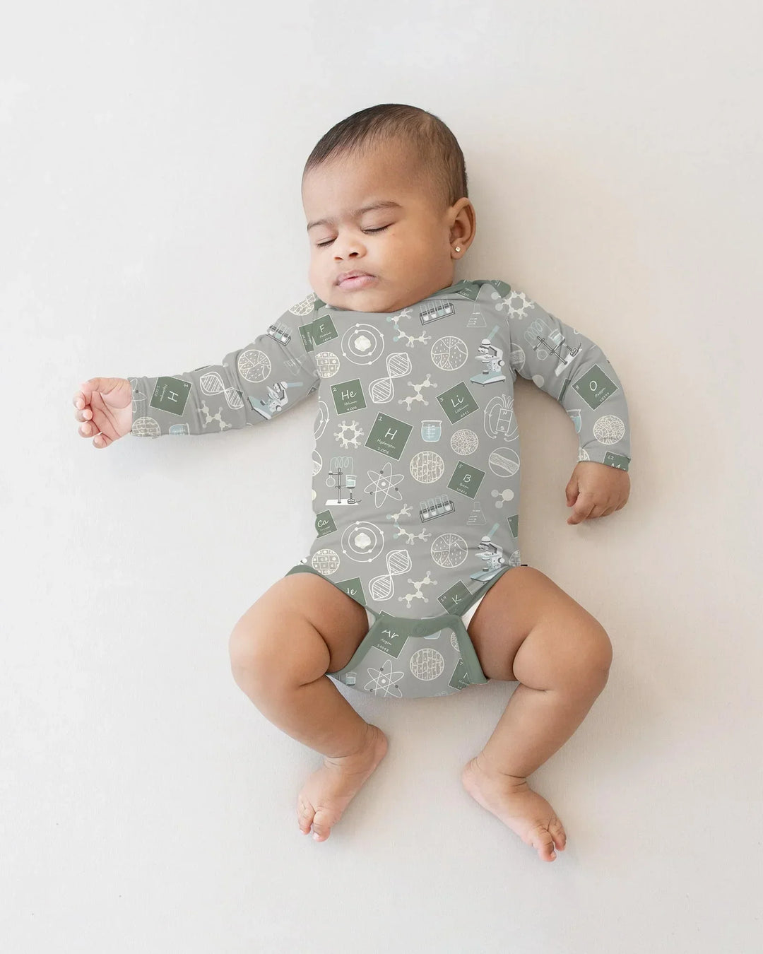Gerippte Babykleidung mit individuellem Foto - Weich &amp; Skizzenhaft