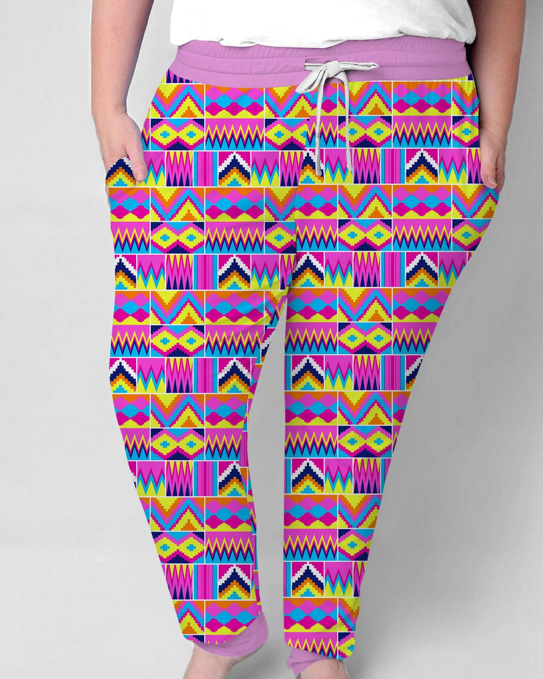 Kente Vibes Damen Pyjama Set aus Bambus im Partnerlook
