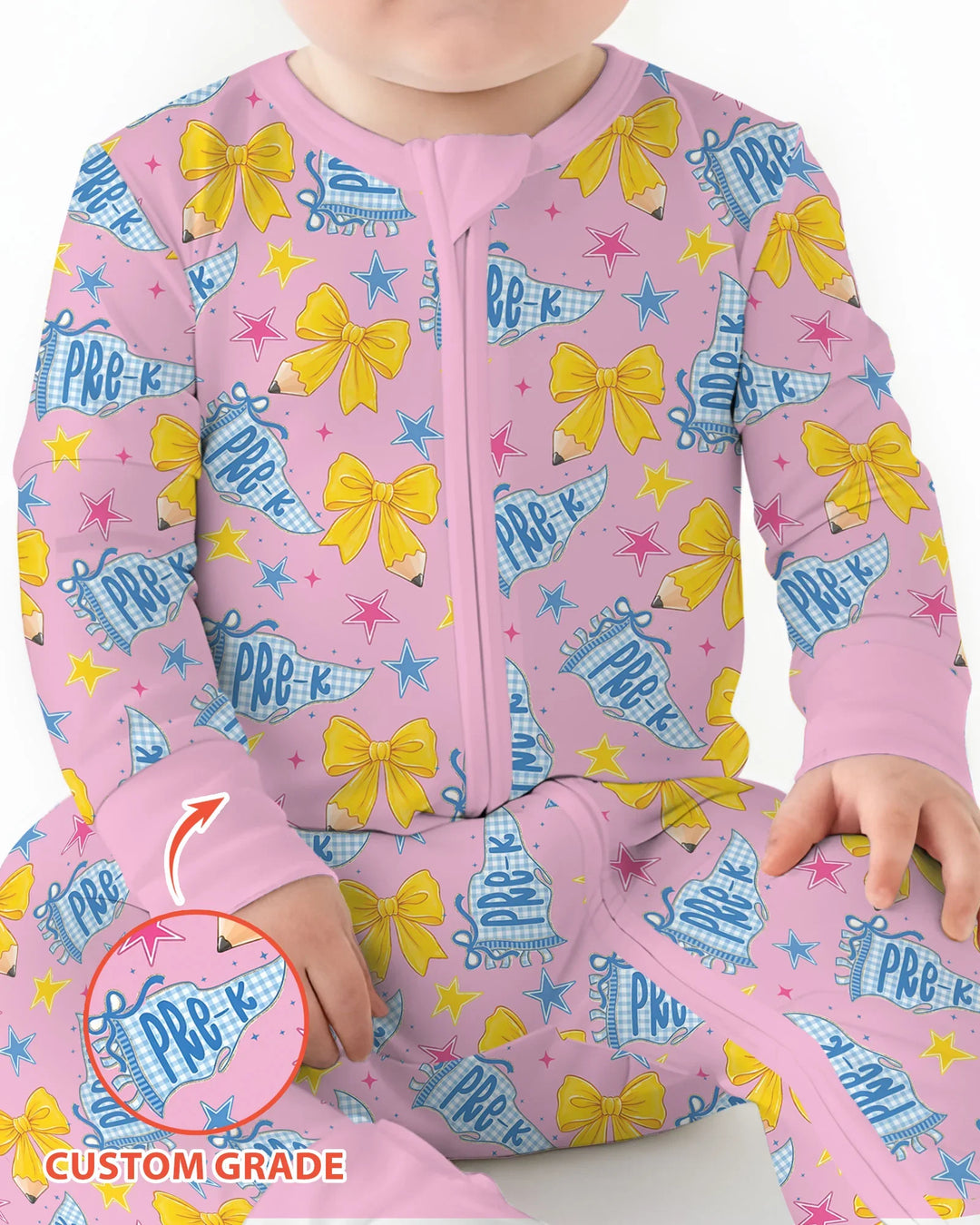 Gerippte Babykleidung mit individuellem Foto - Weich &amp; Skizzenhaft
