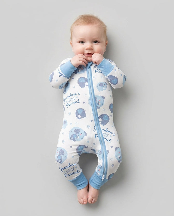 Little Peanut Baby Elephant Bamboo Convertible Zippy