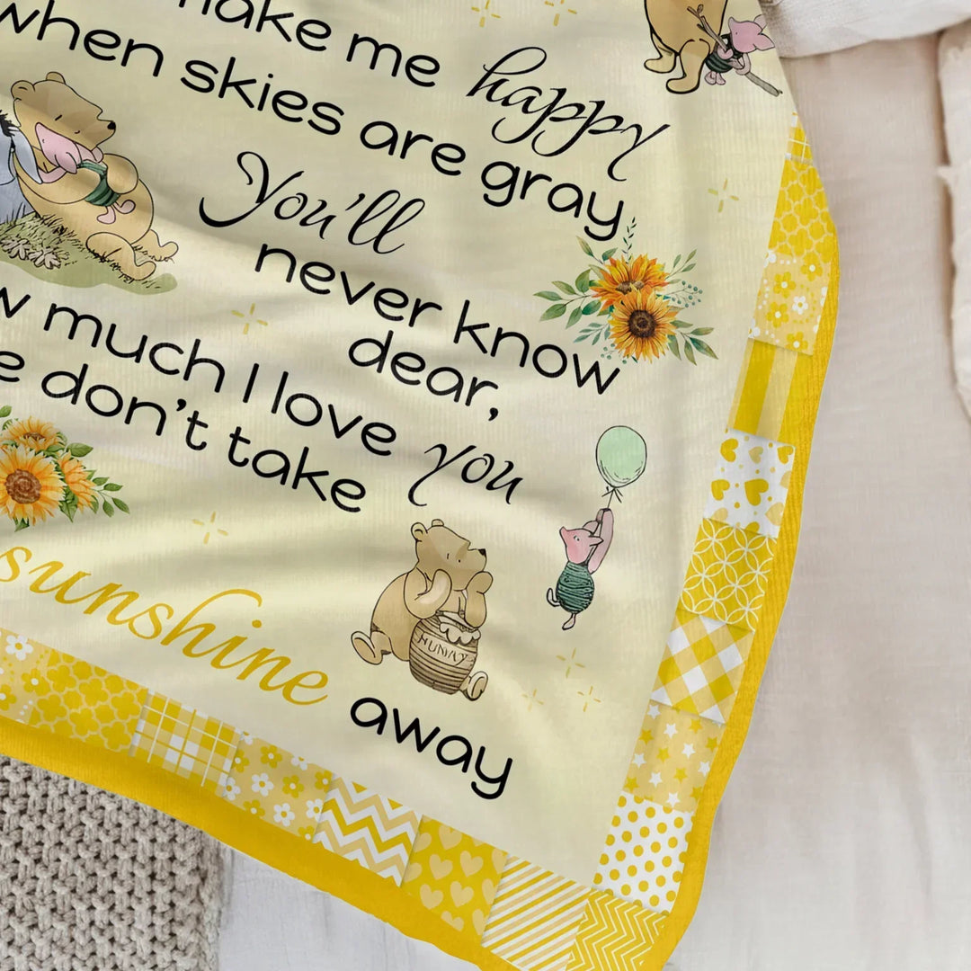 My Little Sunshine Bamboo Blanket