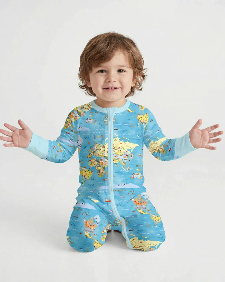 Gerippte Babykleidung mit individuellem Foto - Weich &amp; Skizzenhaft