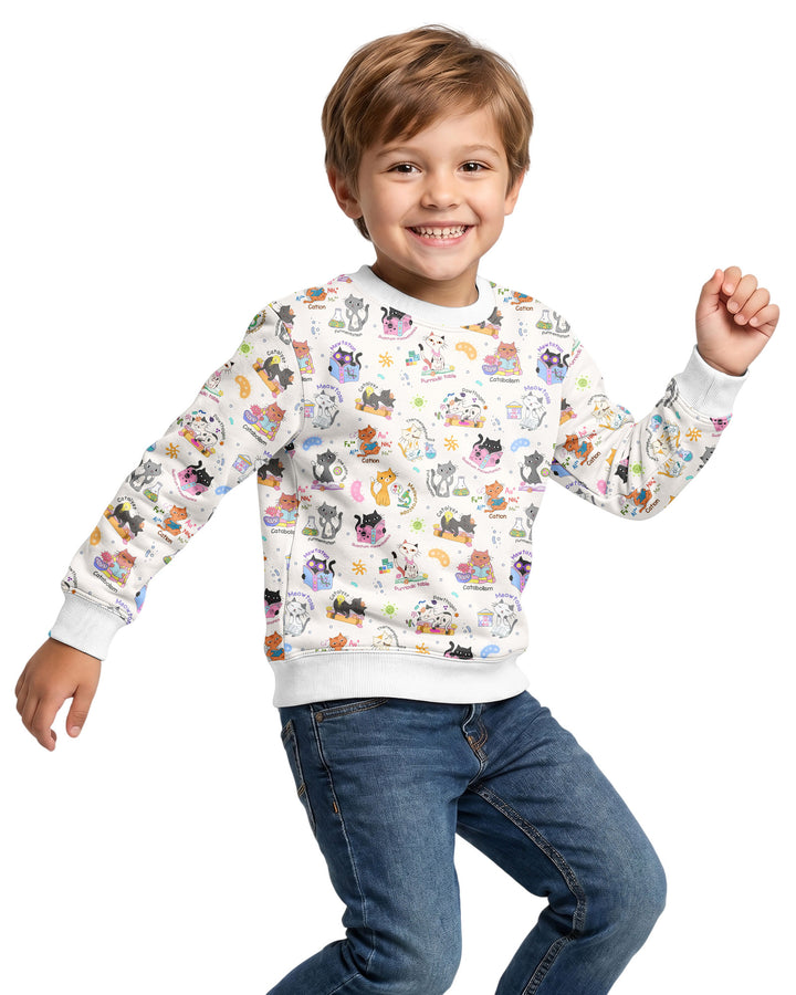 Sweatshirt mit Rundhalsausschnitt aus Bambusfaser