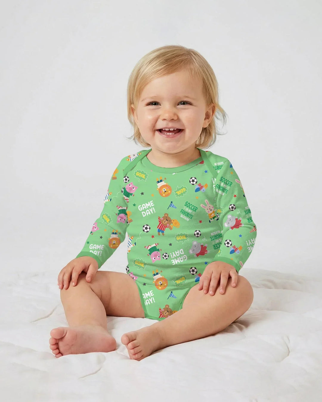 The World Cup Soccer Animals Bamboo Bodysuit