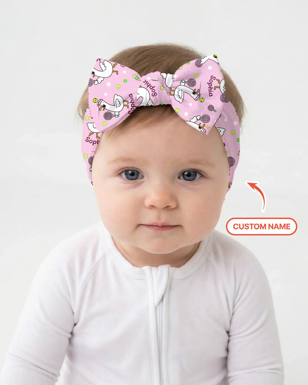 Silly Goose Playing Tennis Headband