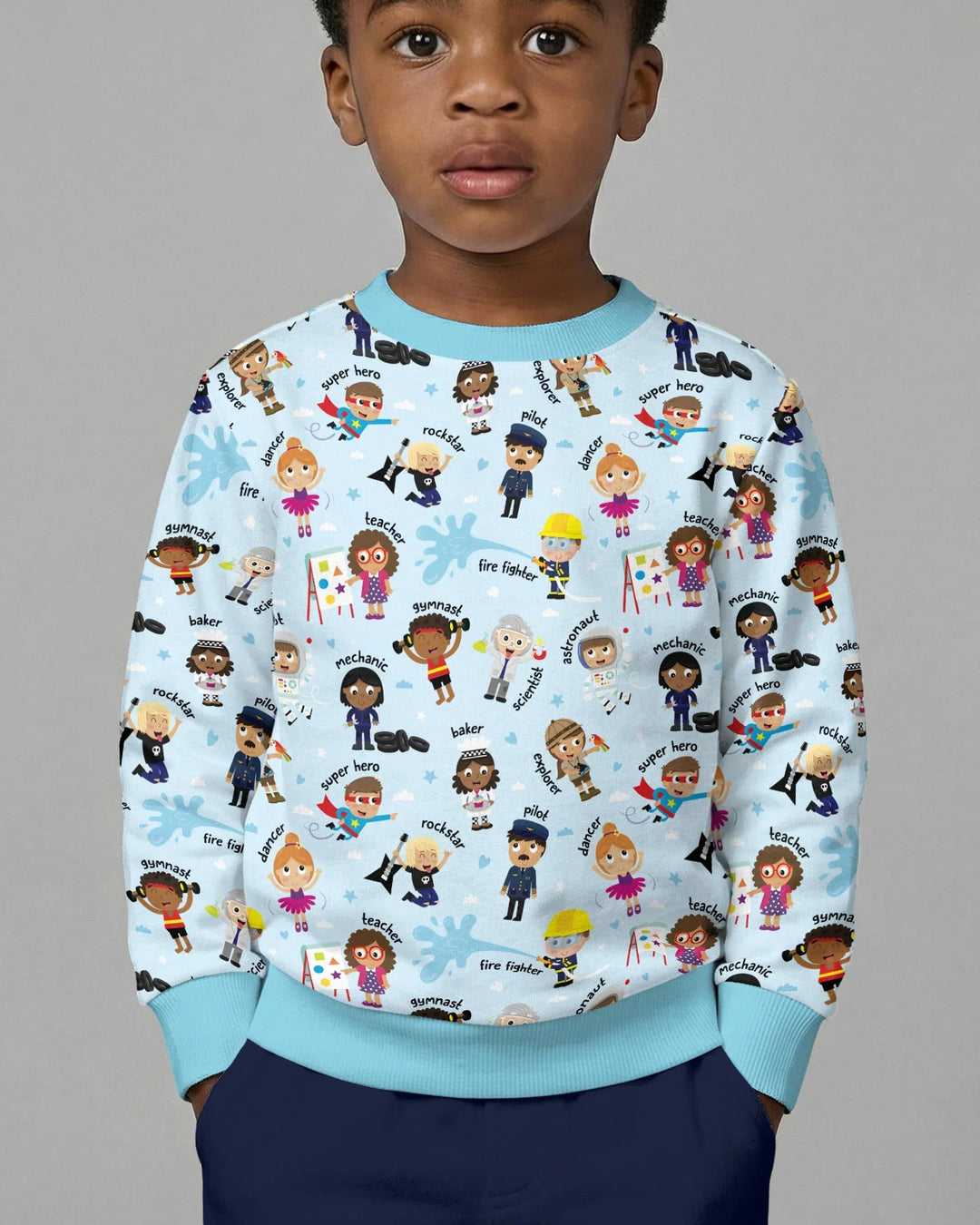 Sweatshirt mit Rundhalsausschnitt aus Bambusfaser